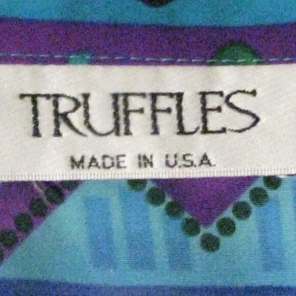 Vintage Truffles Abstract Geometric Hawaiian Shirt - Picture 6 of 6